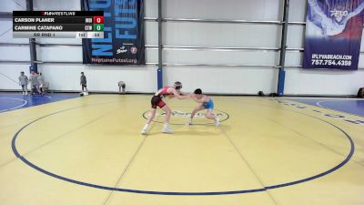 105 lbs Rr Rnd 1 - Carson Planer, Indiana Outlaws Silver vs Carmine Catapano, CTWHALE