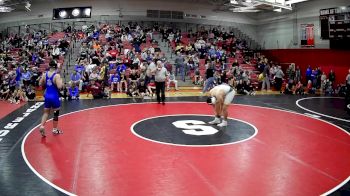 189 lbs Champ. Round 2 - Anthony Evans, Marion Center Area Hs vs Carmine Battaglia, Beaver County Christian School
