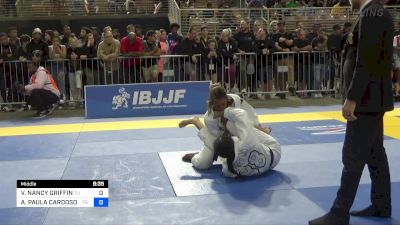 VANNESSA NANCY GRIFFIN vs ANA PAULA CARDOSO DO NASCIMENTO 2022 Pan Jiu Jitsu IBJJF Championship