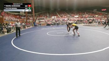 130 lbs Cons. Round 1 - Payton Newell, Clearwater HS vs Tristel Schroeder, Haven HS