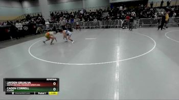 106 lbs Semifinal - Jayden Grijalva, South Central Punisher Wrestling vs Caden Correll, Illinois