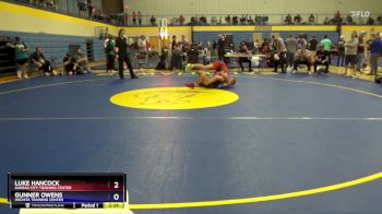 175 lbs Quarterfinal - Luke Hancock, Kansas City Training Center vs Gunner Owens, Wichita Training Center