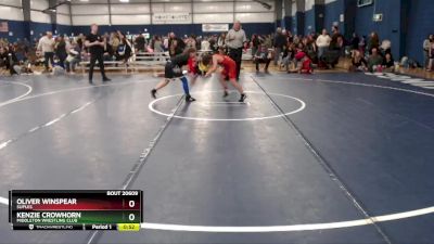 82-91 lbs Round 3 - Kenzie Crowhorn, Middleton Wrestling Club vs Oliver Winspear, Suples