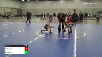 73 lbs Final - Tyler Conzo, East Coast Bandits vs Blake Nevils, Threestyle Wrestling