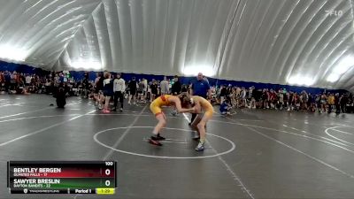 100 lbs Round 7 (8 Team) - Sawyer Breslin, Dayton Bandits vs Bentley Bergen, Olmsted Falls