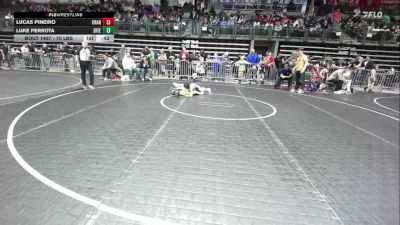 70 lbs Consi Of 8 #1 - Lucas Pineiro, Cranford vs Luke Perrota, Bitetto Trained Wrestling