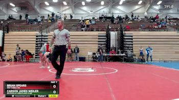 106 lbs Quarterfinal - Carson James Weiler, Batesville Wrestling Club vs Brian Spears, Red Cobra WA