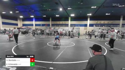 106 lbs Consi Of 8 #1 - Angel Bombela, Wright Wr Ac vs Elias Echeveste, Unattached