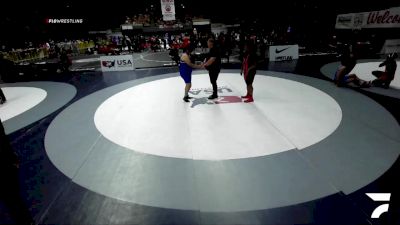 Champ. Round 2 - Brianna Reid, Chico High School Wrestling vs Angie Roman, Canyon Springs High School Wrestling