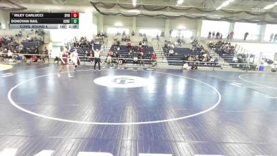 149 lbs Cons. Round 4 - Riley Carlucci, Springfield vs Donovan Rail, Oswego State