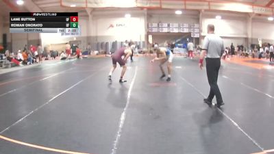 157 lbs Semifinal - Lane Button, Central Michigan vs Roman Onorato, Unattached
