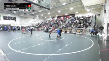 120 lbs Cons. Round 2 - Diego Habana, El Monte vs Alfred Guadiana, Quartz Hill
