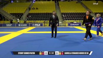Gabriella Fernandes Mendes De So vs Stormy Summer Paxton 2025 Master International IBJJF Jiu-Jitsu North American Championship