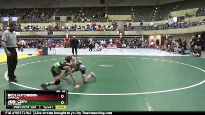 85 lbs Semifinal - Bode Hutchinson, Grapplers vs Aden Czepa, New Prague