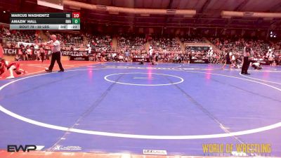 58 lbs Consi Of 16 #2 - Marcus Washenitz, Tri State Hammers vs Amazin` Hall, Roundtree Wrestling Academy