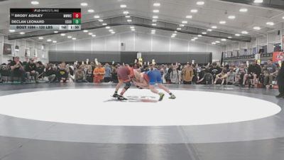 120 lbs Semis - Declan Leonard, USA Gold vs Brody Ashley, Michigan West Wrestling Club