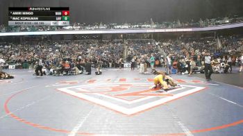 8A 165 lbs 3rd Place Match - Amiri Mingo, William Amos Hough High School vs Mac Kopelman, Laney