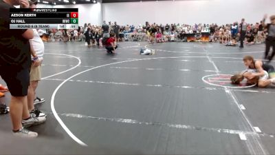84 lbs Round 6 (8 Team) - OJ Hall, Bulloch Bandits Wrestling Club vs Aeson Kerth, Eagle Empire