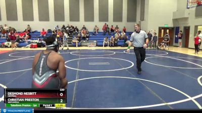 220 lbs Semifinal - Christian Preston, Wetumpka vs Desmond Nesbitt, Central