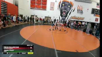 132 lbs Quarterfinal - Owen Foley, Cody vs Micah Blajszczak, Natrona County