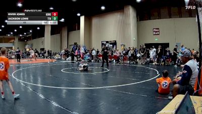 45 lbs Round 3 (8 Team) - Jackson Lowe, Team TN vs River Jones, Gulf Coast WC