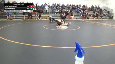 120-126 A Round 2 - Beau Andrle, Prairie, Cedar Rapids vs Luke Scounick, Clear Creek-Amana