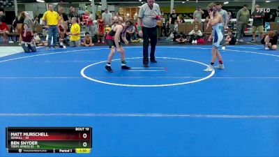 80 lbs Round 5 (8 Team) - Ben Snyder, Terps Xpress ES vs Matt Murschell, Seagull