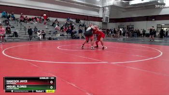 215 lbs Semifinal - Hancock Jayce, Southport vs Miguel Flores, Center Grove