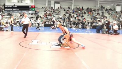 126 lbs Consi Of 32 #1 - Zachary Chen, NY vs Kenneth Garcia, AZ