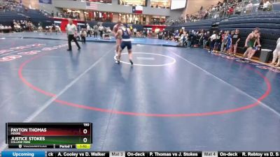 190 lbs Round 5 - Payton Thomas, Moore vs Justice Stokes, College Park