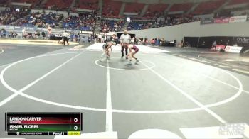 5A-120 lbs Quarterfinal - Landon Carver, Lebanon vs Ismael Flores, McKay