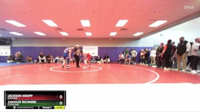 120 lbs Cons. Round 3 - Zaviour Richmire, Cleveland vs Jackson Kropp, Rossview