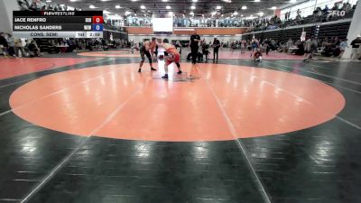 190 lbs Cons. Semi - Jace Renfro, Seneca vs Nicholas Sanders, War Eagle Wrestling
