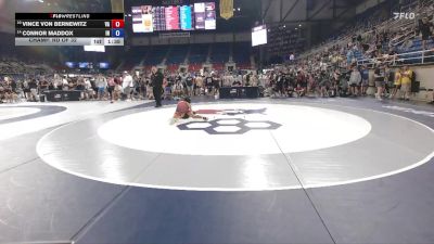 106 lbs Champ. Rd Of 32 - Vince Von Bernewitz, VA vs Connor Maddox, IN