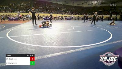 81 lbs Semifinal - Millie Cook, Hoisington Jr Cardinals vs Zaybri Curiel, West Texas Grapplers