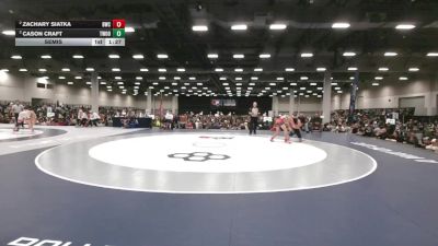 113 lbs Semis - Cason Craft, Threestyle Wrestling Of Oklahoma vs Zachary Siatka, Bronco Wrestling Club