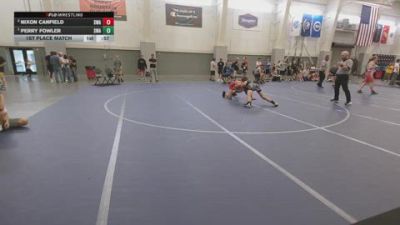 138 lbs 1st Place Match - Perry Fowler, Sanderson Wrestling Academy vs Nixon Canfield, Sanderson Wrestling Academy