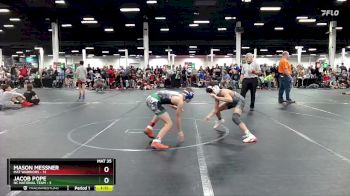 96 lbs Round 3 (8 Team) - Mason Messner, Mat Warriors vs Jacob Pope, NC National Team
