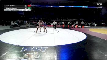 145 lbs 5th Place Match - Josylyn Glass, Sheldon vs Sofia Duran, Escalon