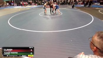 150 lbs Champ. Round 2 - Ty Jensen, Moapa Valley vs Tucker Maestes, White Pine