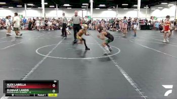 56 lbs Round 7 (8 Team) - Alex Labella, Mat Rats vs Gunnar Landis, Mayfield Mat Academy