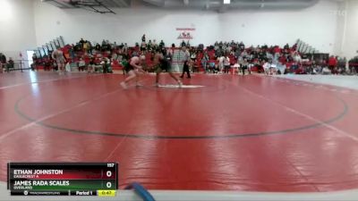 157 lbs Cons. Round 4 - James Rada Scales, Overland vs Ethan Johnston, Eaglecrest A