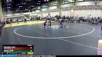 138 lbs Round 1 (10 Team) - Zachary Ruiz, Explorer WC vs Brady Ison, Brownsburg