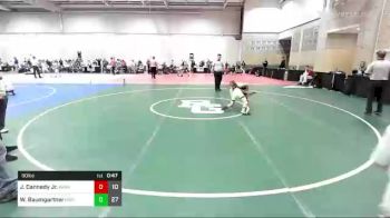 90 lbs Rr Rnd 3 - Jeremy Cannedy Jr., Kraken vs Weston Baumgartner, Headhunters WC