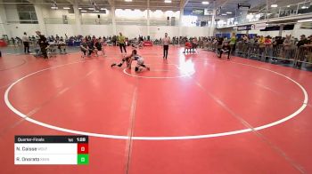 112 lbs Quarterfinal - Noah Caisse, Wolfgang Wr Ac vs Raymond Onorato, Keene Gladiators