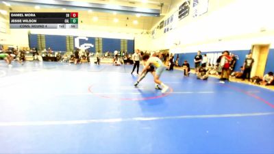 157 lbs Cons. Round 4 - Jesse Wilson, Yucca Valley Wrestling vs Daniel Mora, Sunny Hills