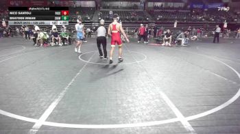 128 lbs 7th Place - Nico Santoli, Pascack HIlls vs Brayden Inman, Shawnee