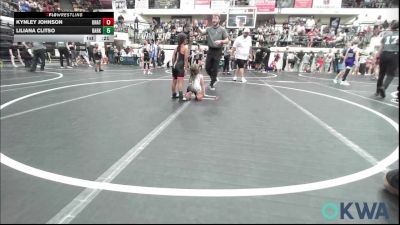 52 lbs Rr Rnd 3 - Kynley Johnson, Unattached vs Liliana Clitso, Darko Valley Wolf Pack