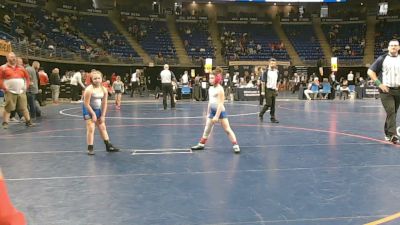 88 lbs 3rd Place - Brynlee Weirick, Mercer vs Addie Sullivan, Youngsville