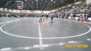 85 lbs Round Of 16 - Kingkade Moreno-Cormier, Team Aggression vs Lincoln Vann, Pacific Edge Wrestling